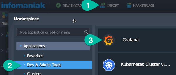 Add Grafana to your Spring / Quarkus application using Jelastic