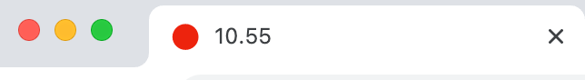 favicon with value 10