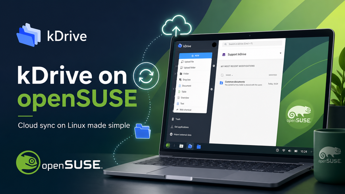 How to Run KDrive AppImage on openSUSE and Fedora