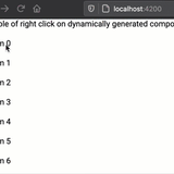 Right click context menu with Angular