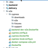 Configure Cypress to wait the Java backend in a Docker based CI