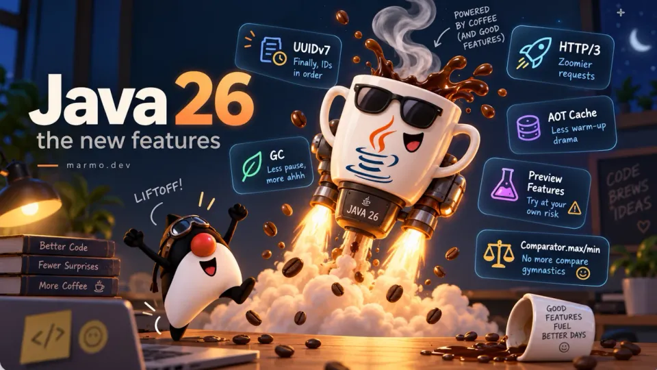 Java 26 - the new features