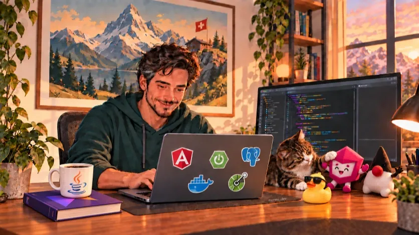 A Modern Angular + Spring Boot  Template for human and AI-Assisted Development