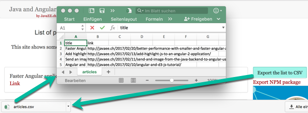 Angular and JavaScript: export your data to CSV using Typescript
