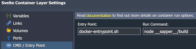 Deploy a Svelte / Sapper application