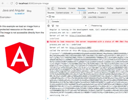 Send an image from the Java backend to Angular or React using REST services