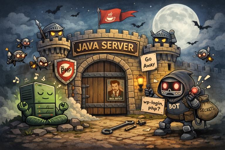 Why WordPress bots keep knocking on your Java server